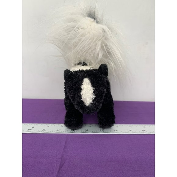 Douglas Cuddle Toys Skunk Plastic Pellets 2008 Item1791.1 7 Inch Black White Sku - Picture 2 of 12